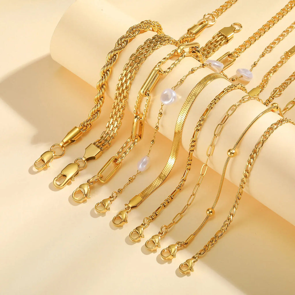 Gold Link Bracelet