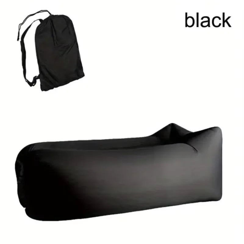 LUSQI Inflatable Lounger Air Sofa – Extra Thick Foldable Couch for Indoor & Outdoor Comfort