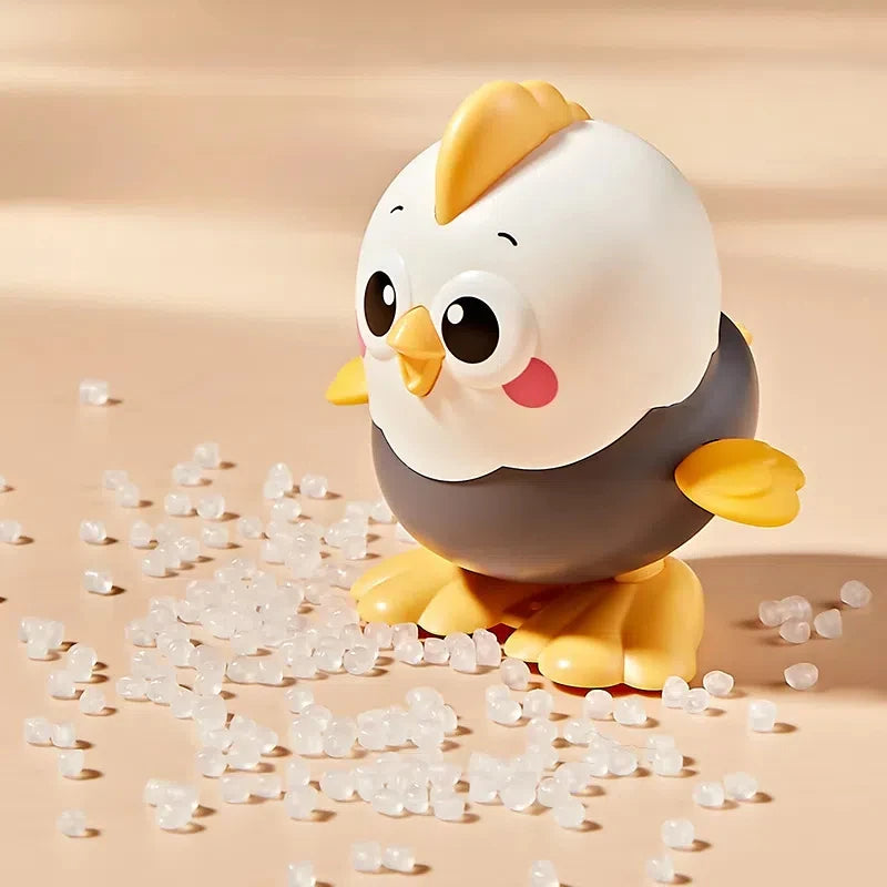 Clockwork Walking Chick Toy – Cute Wind-Up Animal with Pull Chain