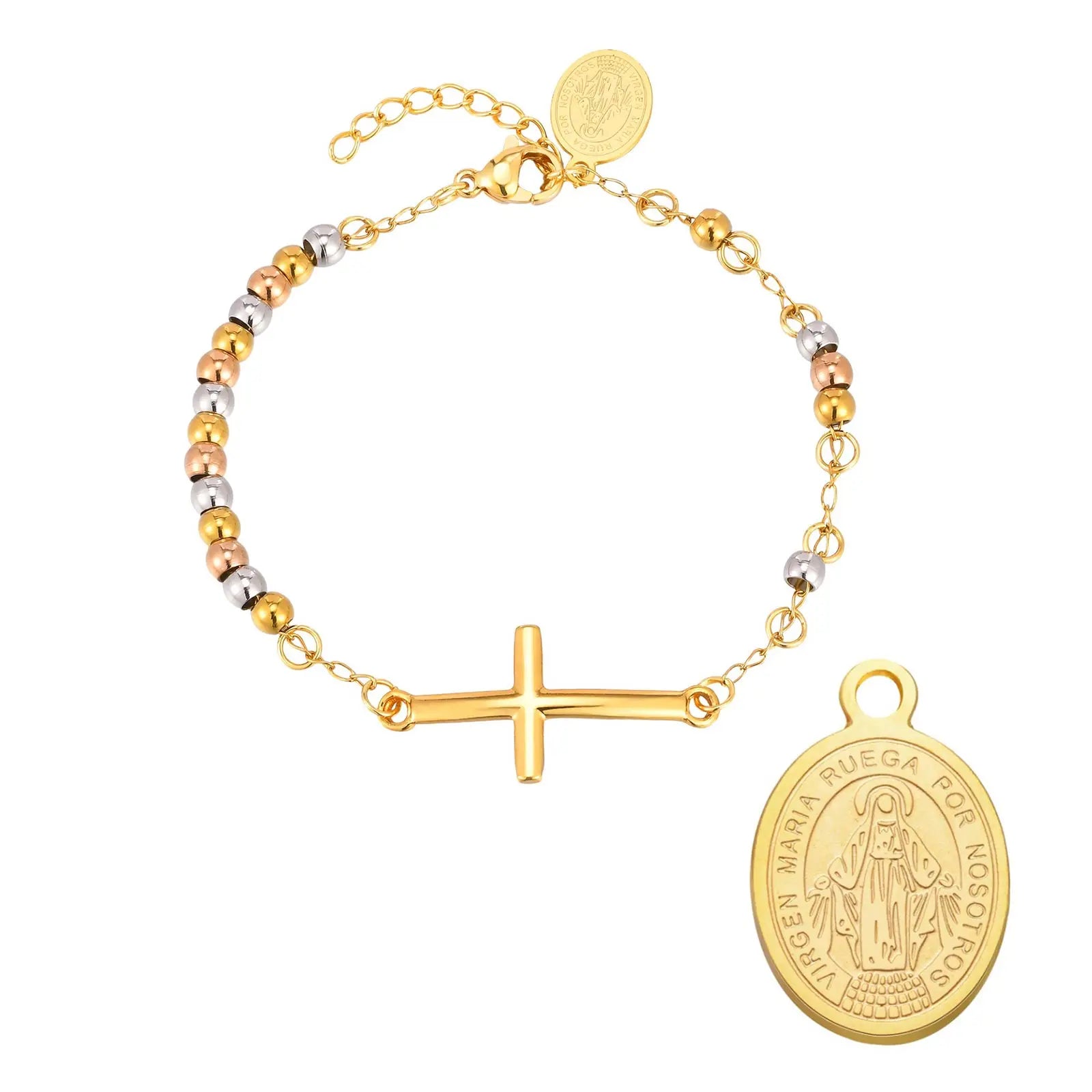 Rosary Charm Bracelet