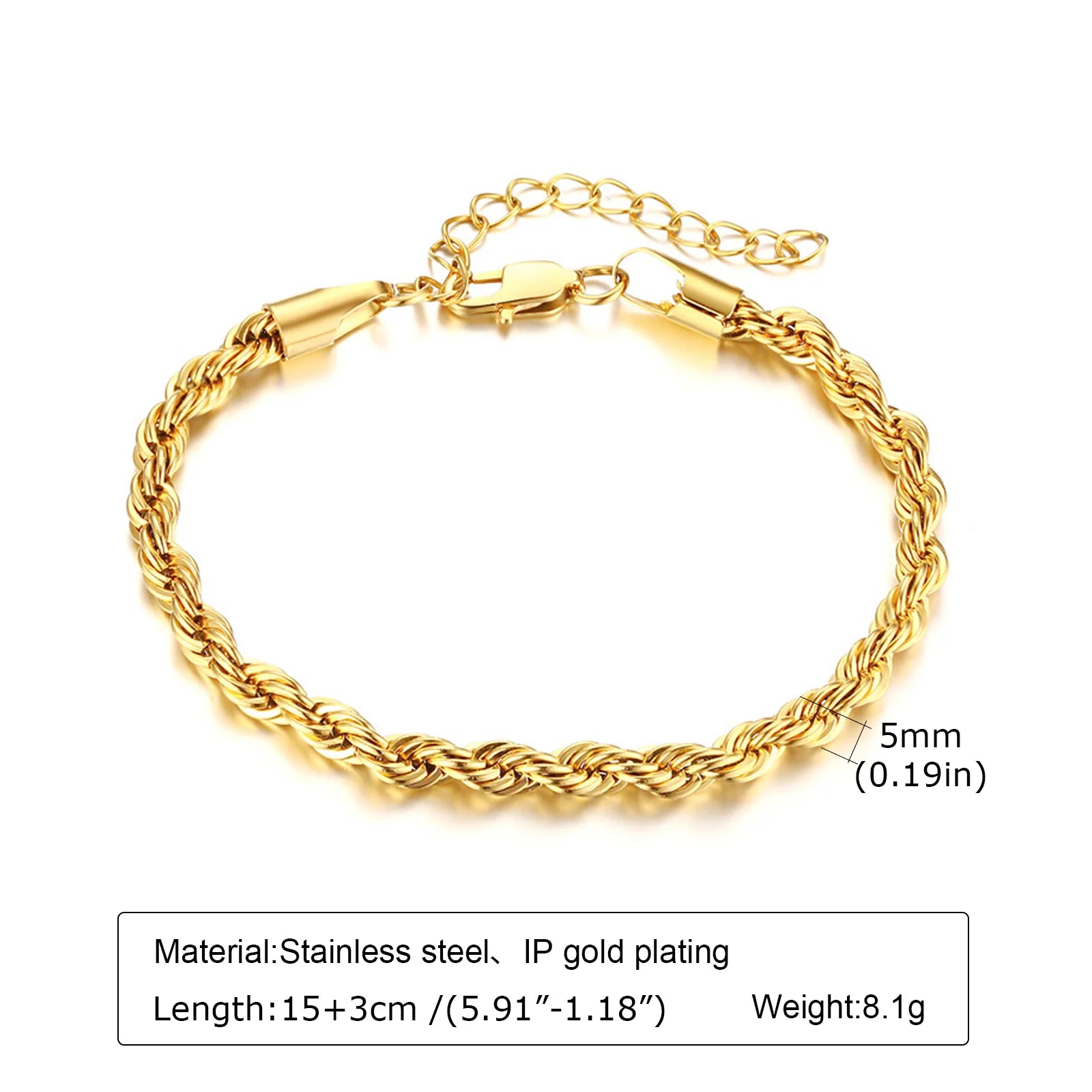 Gold Link Bracelet