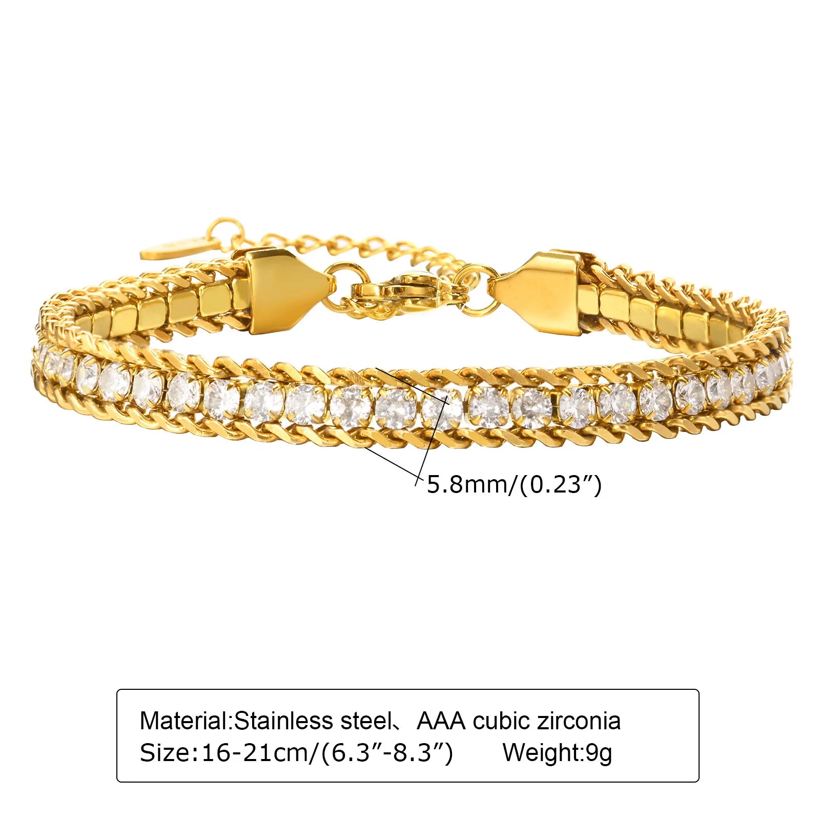 Twist Paperclip Bracelet
